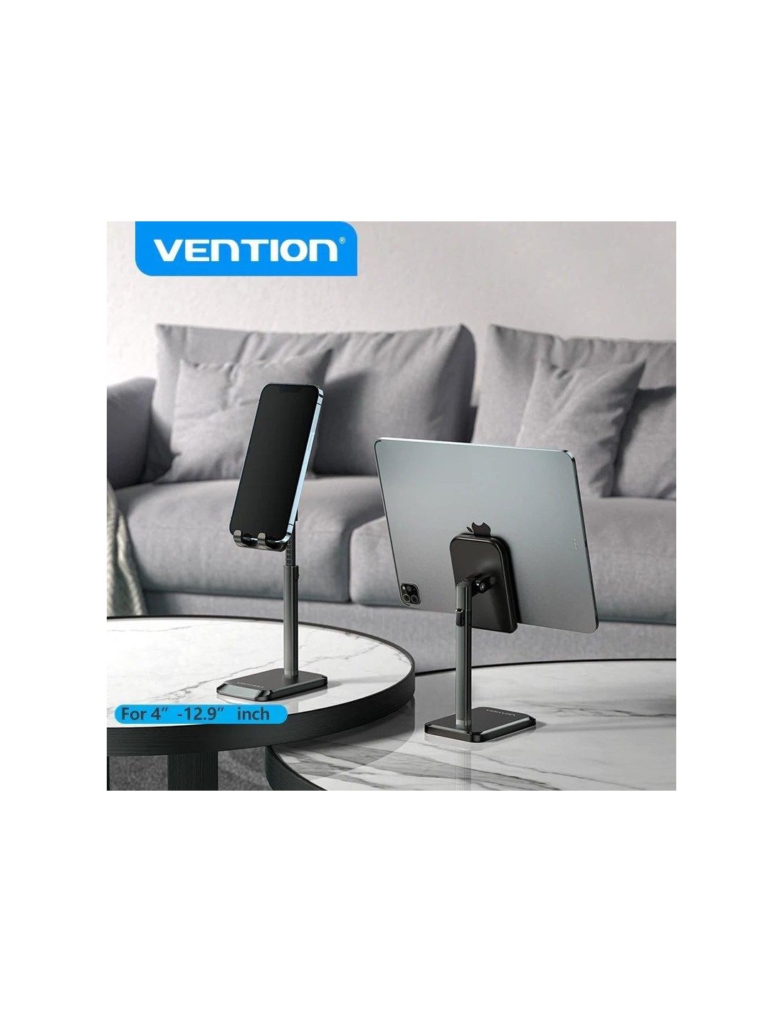 SOPORTE VENTION SOBREMESA PARA SMARTPHONE/TABLET 4-12.9 WHITE