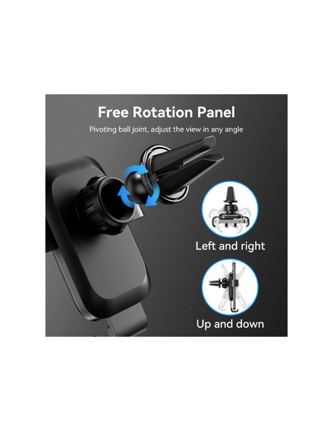 SOPORTE VENTION KCTB0 COCHE PARA SMARTPHONE 4.7-7.2 BLACK