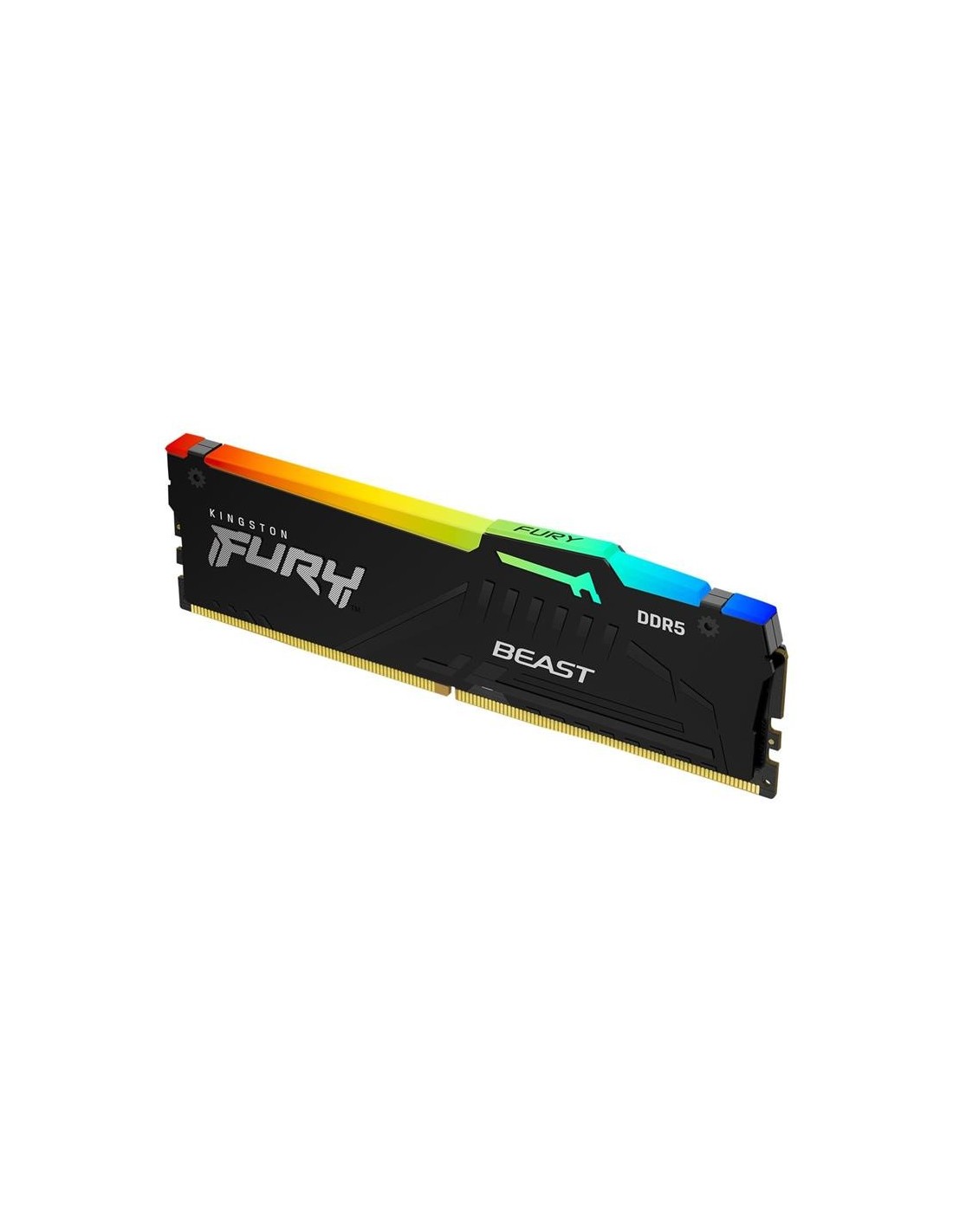MEMORIA RAM KINGSTON 8GB DDR5 5200MHZ RGB BLACK