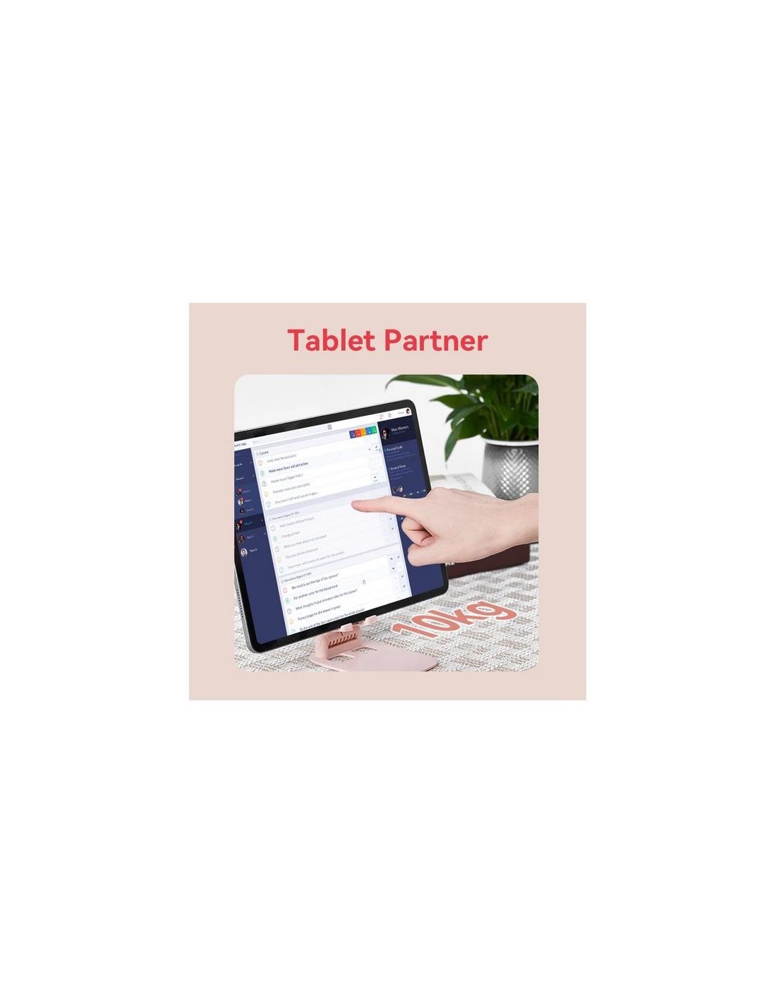 SOPORTE VENTION SOBREMESA PARA SMARTPHONE/TABLET 4-12.9 ROSE