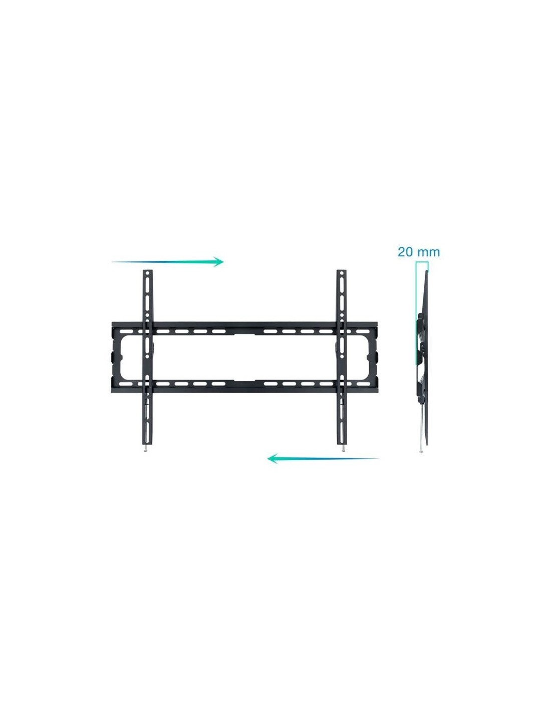 SOPORTE TV MONITOR TOOQ 37-80 45KG BLACK