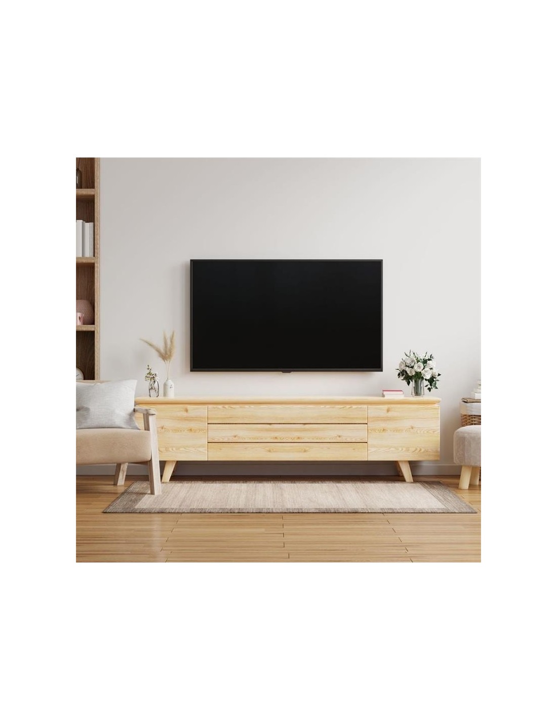 SOPORTE TV MONITOR TOOQ 37-80 45KG BLACK