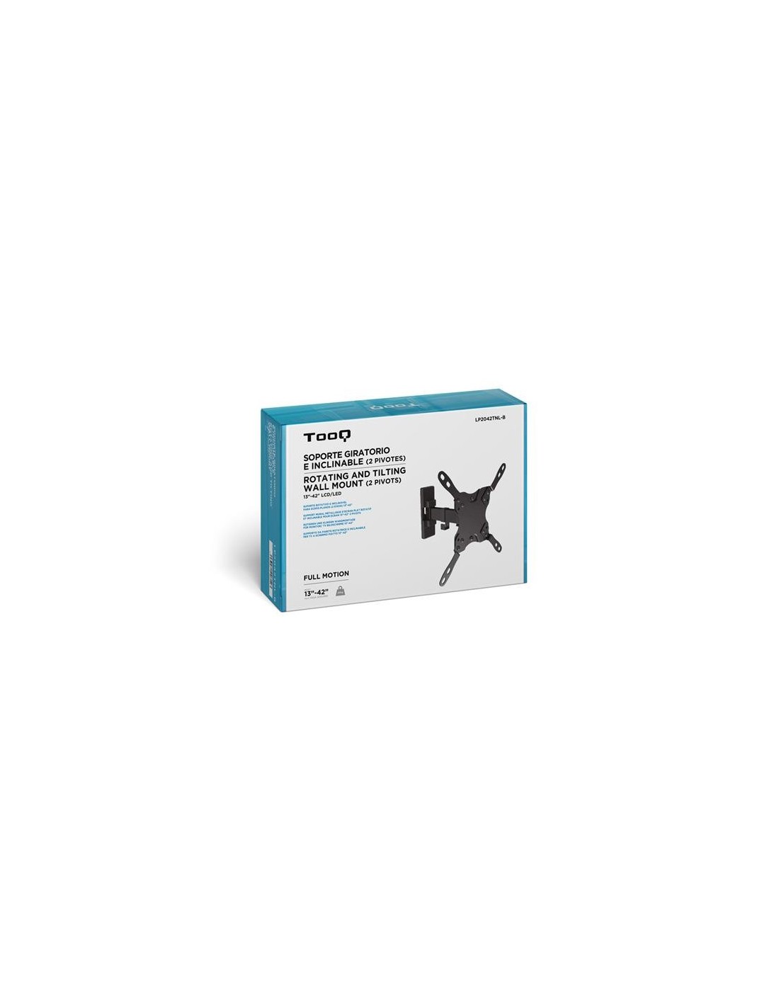 SOPORTE TV MONITOR TOOQ 13-42 GIRATORIO/INCLINABLE 20KG MAX