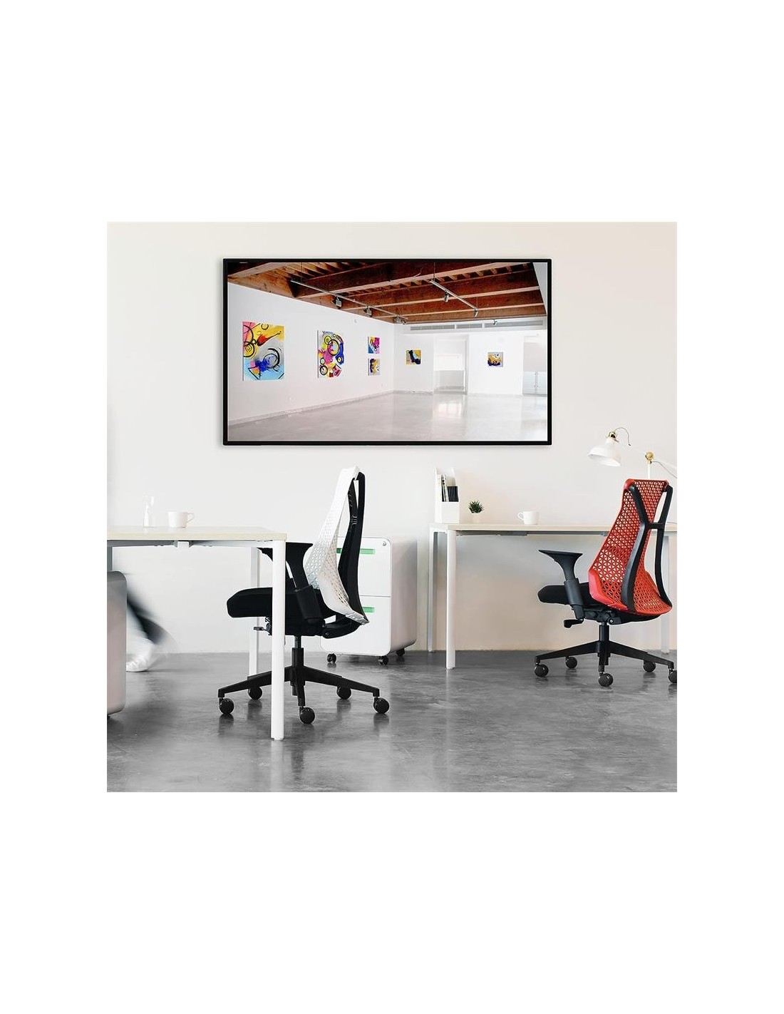 SOPORTE PARED TV MONITOR TOOQ 60-100 130KG BLACK