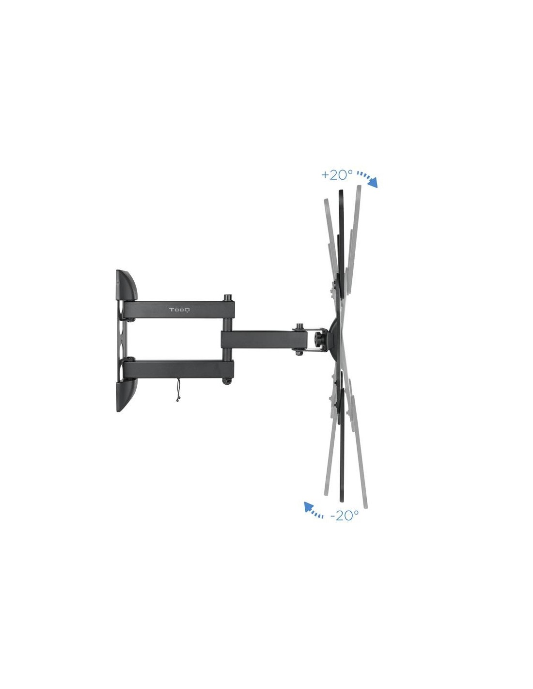 SOPORTE TV MONITOR TOOQ 23-55 30KG INCLINABLE/GIRATORIO