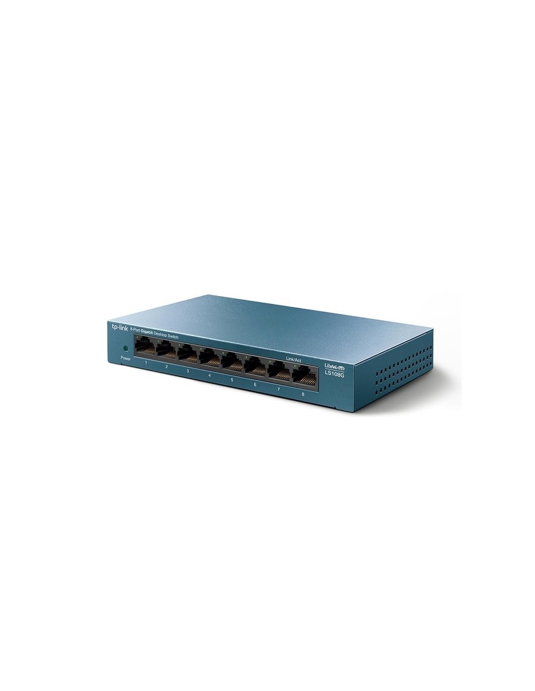 SWITCH TP-LINK GIGABIT 8 PUERTOS LS108G METALICO