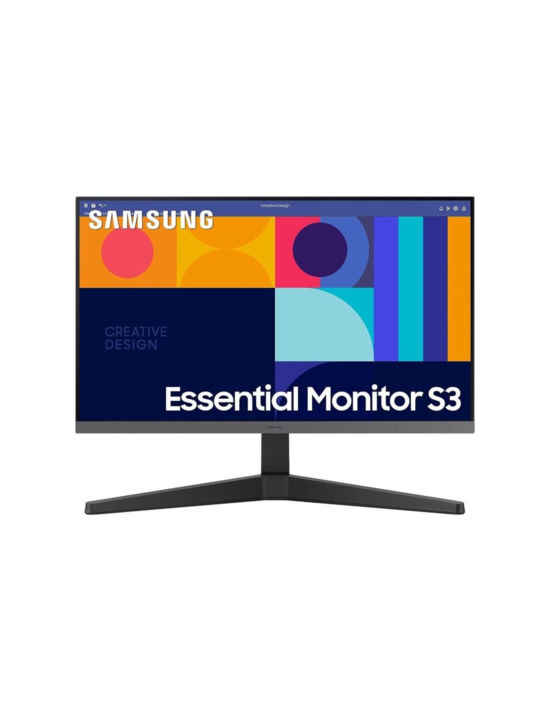 MONITOR SAMSUNG ESSENTIAL S3 IPS 24 FULL HD 100HZ HDMI + DP DISPLAY PORT
