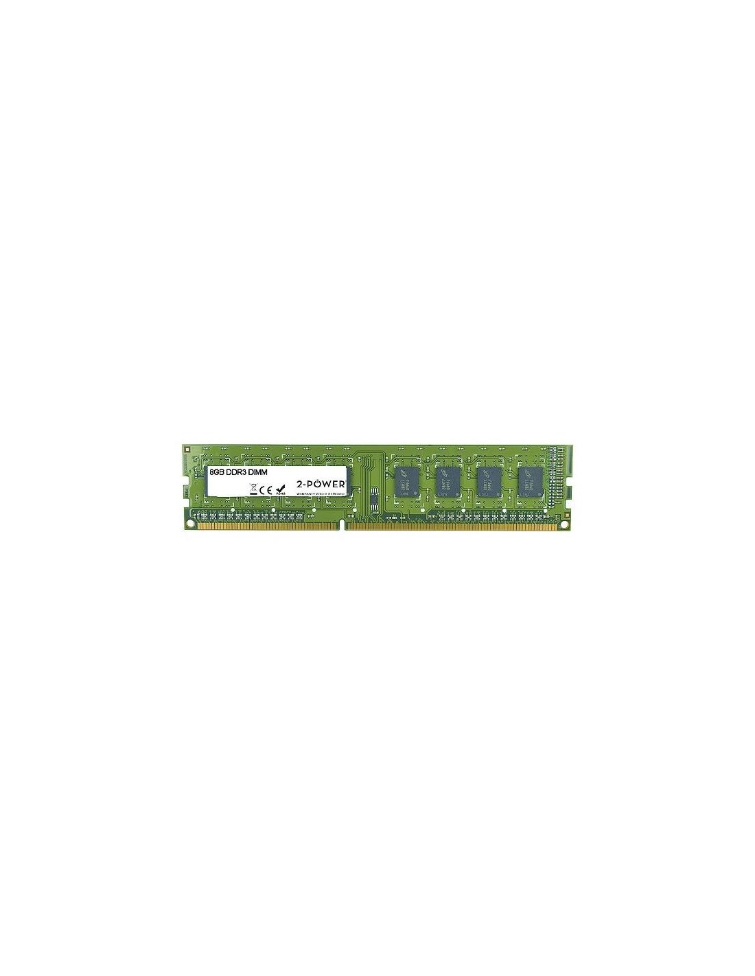 MEMORIA RAM 8GB 2-POWER DDR3 1066/1333/1600MHZ