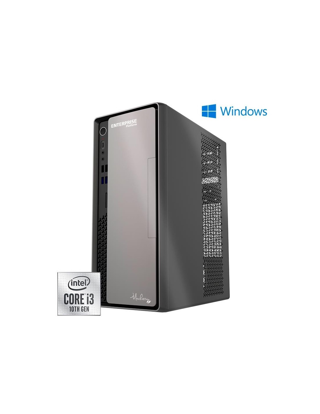 ORDENADOR ENTERPRISE MANHATTAN FX I3 10100F/8GB/SSD1TBM2/GT710/LMT/5Y/W11PRO