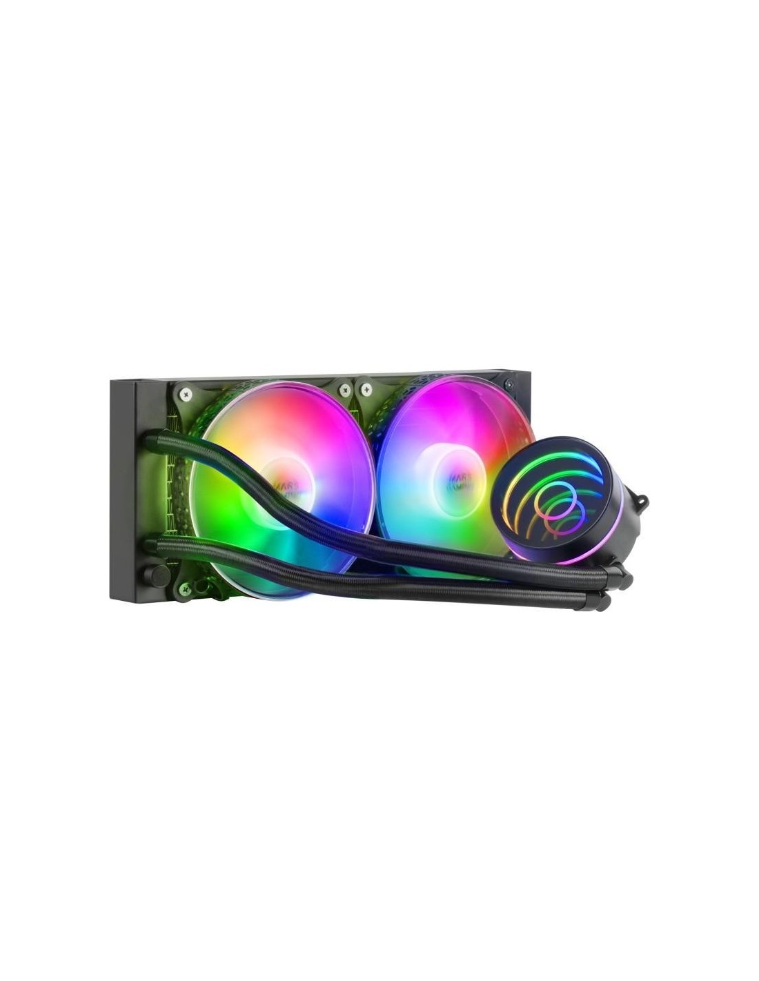 REFRIGERACION LIQUIDA CPU MARS GAMING FRGB 240MM BLACK