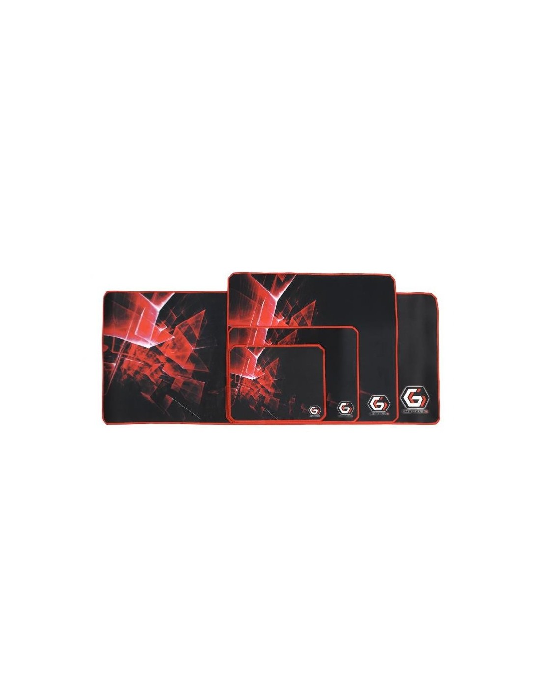 ALFOMBRILLA GEMBIRD GAMING M 250X350MM BLACK/RED