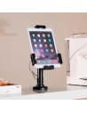 SOPORTE AISENS CON ANTIRROBO PARA TABLET 8-11 BLACK