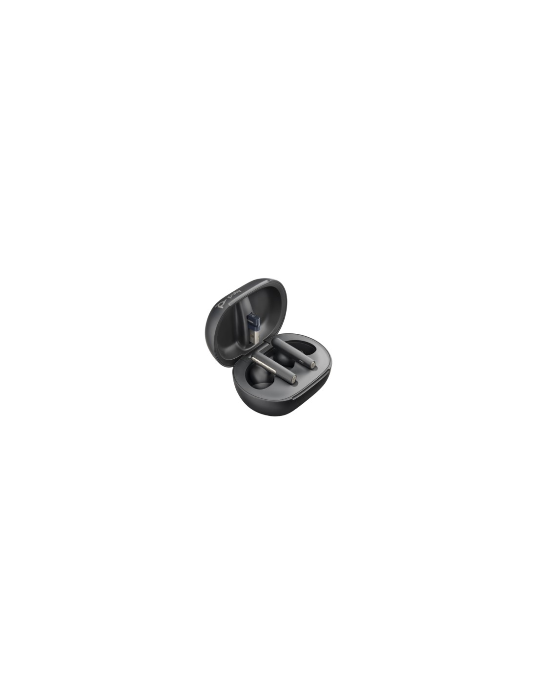 POLY Voyager Free 60+ UC Auriculares Inalámbrico Dentro de oÍ­do Llamadas/Música USB Tipo C Bluetooth Negro