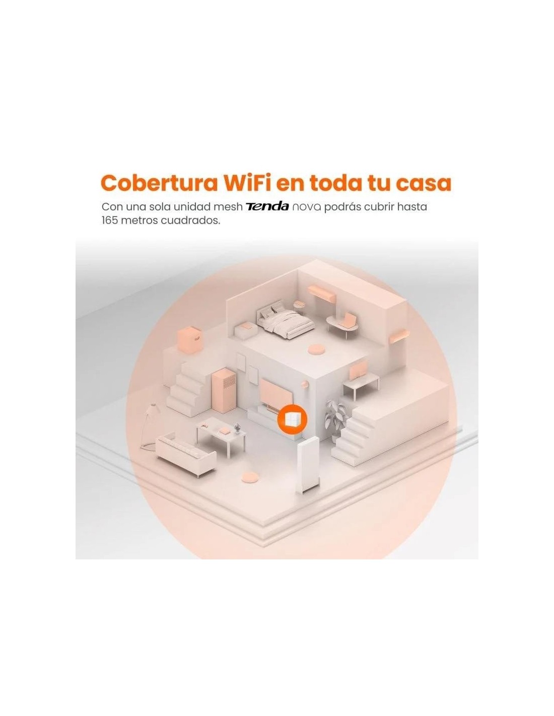 ACCESS POINT TENDA NOVA MW6 WIFI DUAL BAND BLUE