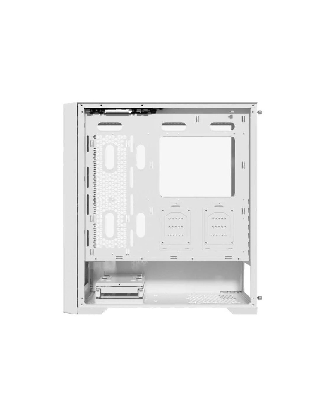 CAJA ORDENADOR GAMING PHOENIX ARTISAN NOBLE WHITE FRONTAL MADERA ATX