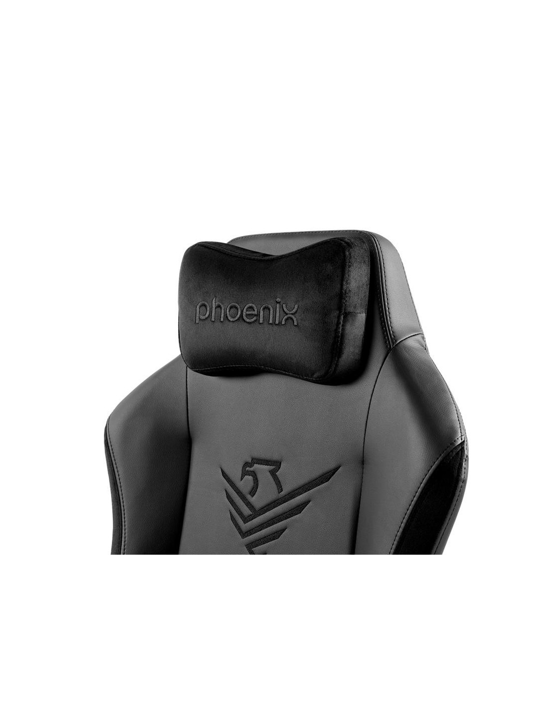 SILLA GAMING PHOENIX NOVA CUERO BLACK