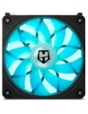 PACK 3 VENTILADORES 12CM NOX HUMMER EASYLINK ARGB PWM BLACK
