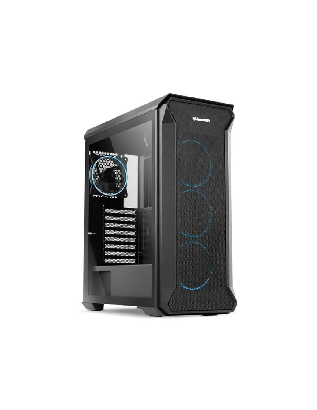 CAJA ORDENADOR GAMING NOX HUMMER QUANTUM ATX ARGB BLACK