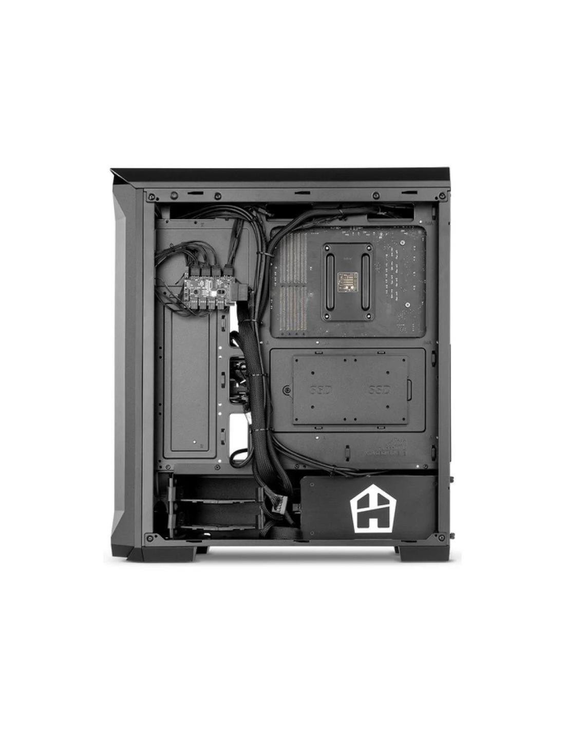 CAJA ORDENADOR GAMING NOX HUMMER QUANTUM ATX ARGB BLACK