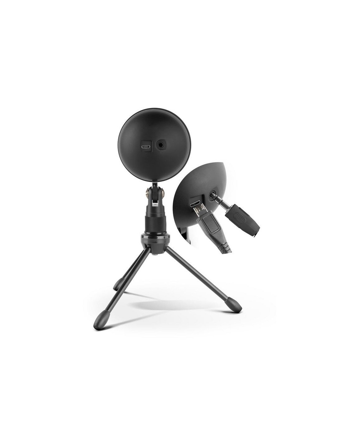 MICROFONO SOBREMESA GAMING KROM KIMU PRO TRIPODE JACK 3.5MM/MICRO USB