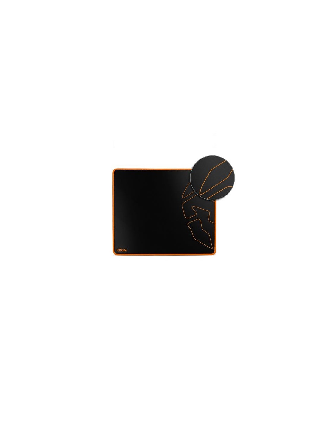 ALFOMBRILLA GAMING KROM KNOUT SPEED 320X270MM BLACK BULK