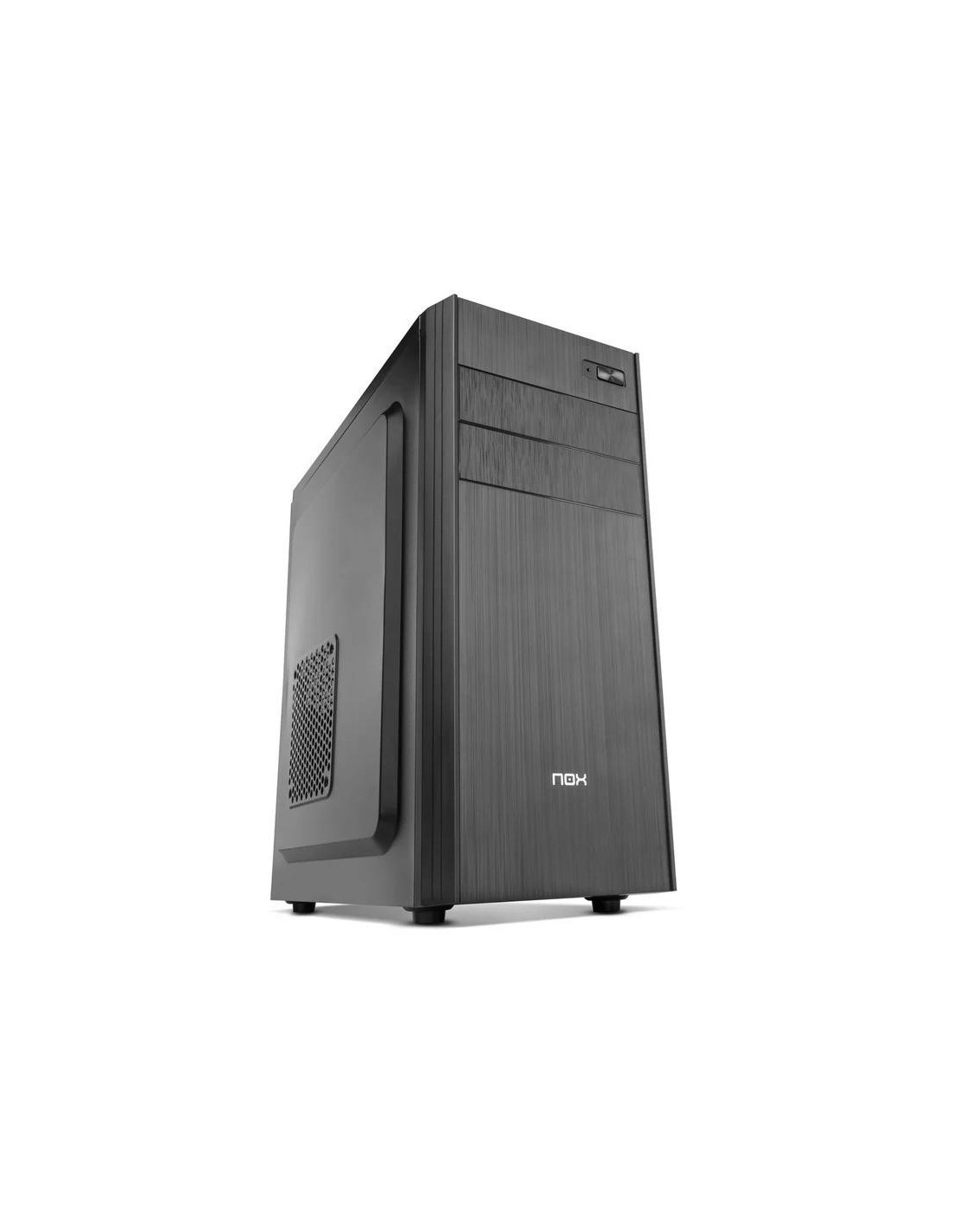 CAJA ORDENADOR NOX LITE 010 ATX DVD BLACK + FUENTE 500W