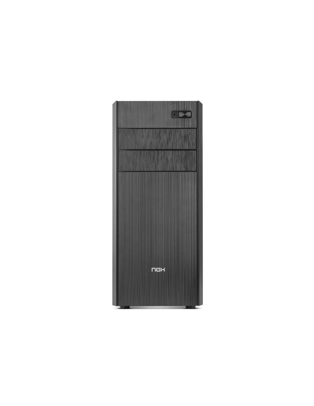 CAJA ORDENADOR NOX LITE 010 ATX DVD BLACK + FUENTE 500W