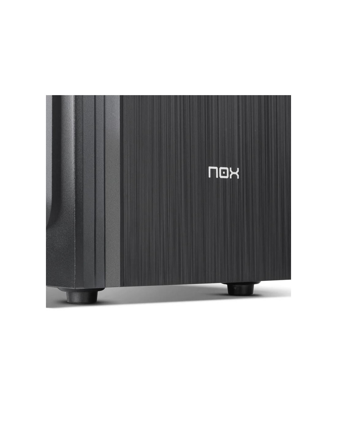 CAJA ORDENADOR NOX LITE 010 ATX DVD BLACK + FUENTE 500W