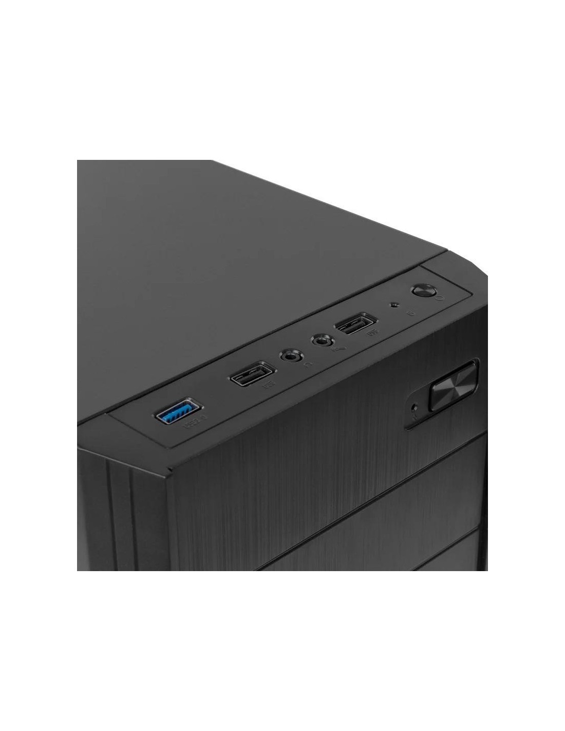 CAJA ORDENADOR NOX LITE 010 ATX DVD BLACK + FUENTE 500W