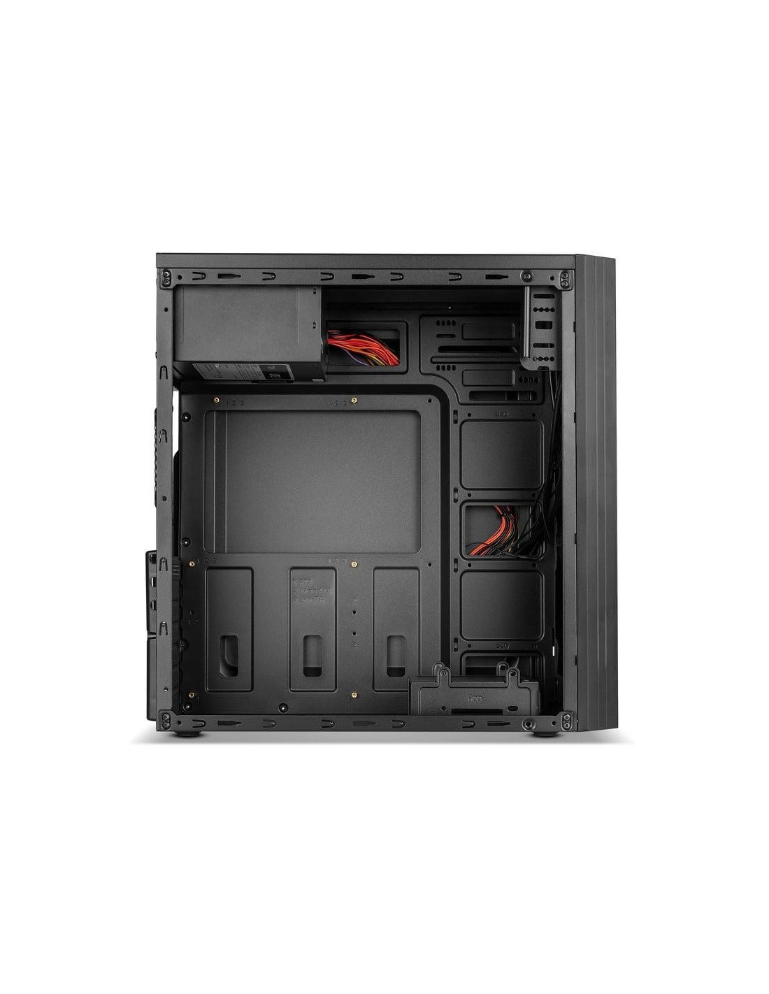 CAJA ORDENADOR NOX LITE 010 ATX DVD BLACK + FUENTE 500W