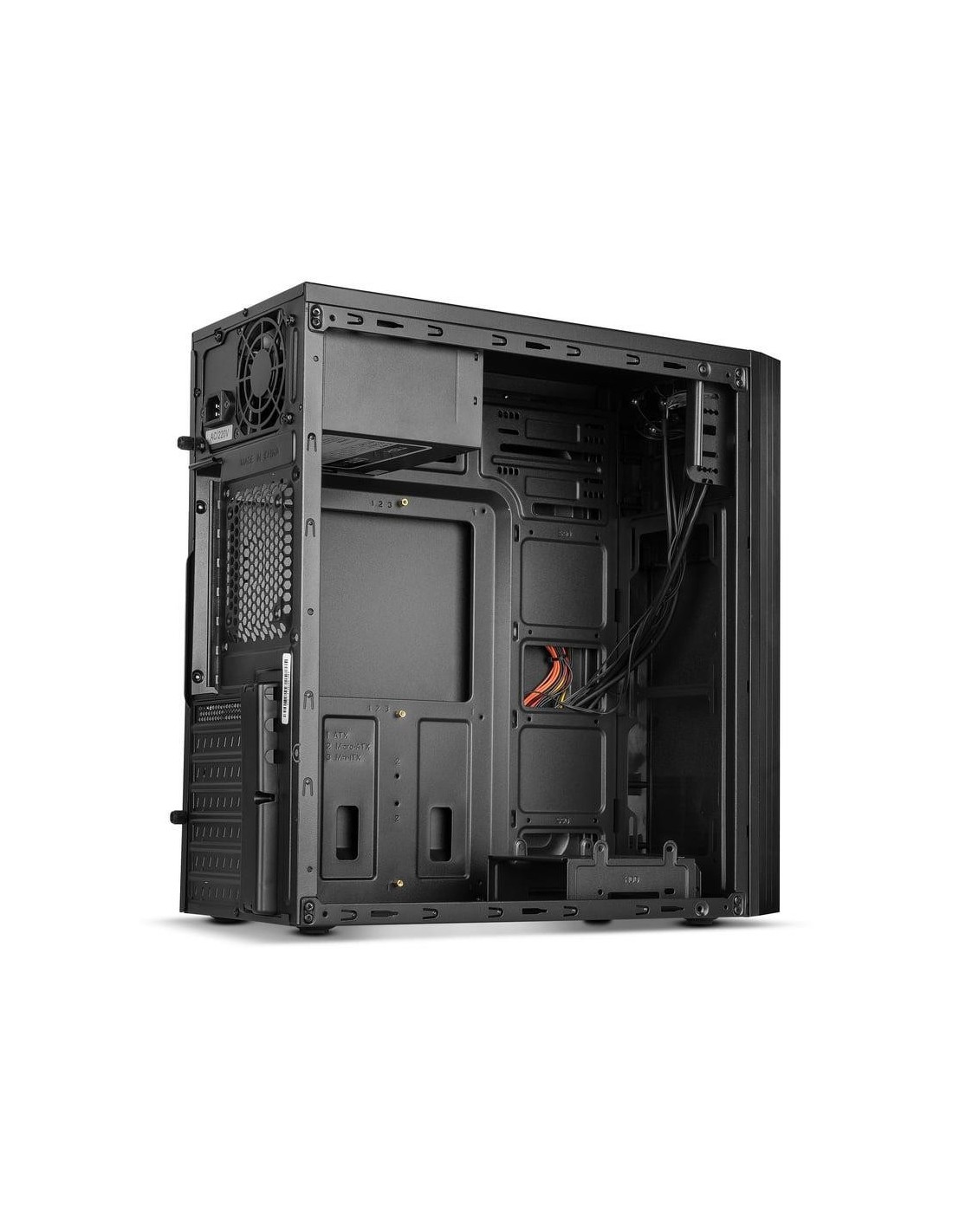 CAJA ORDENADOR NOX LITE 010 ATX DVD BLACK + FUENTE 500W