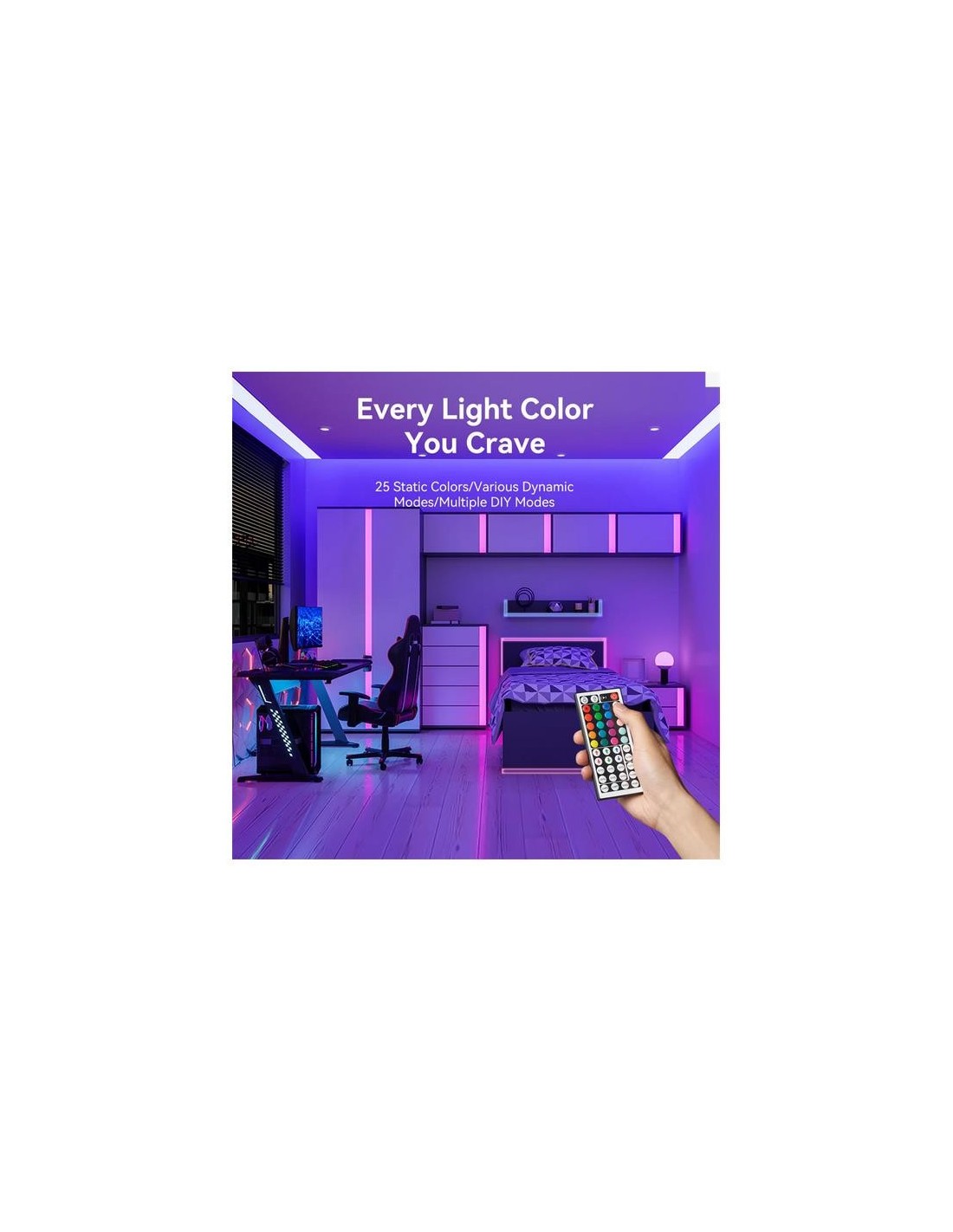 TIRA LED VENTION SILICONA NEON RGB CONTROL REMOTO 5V 2M