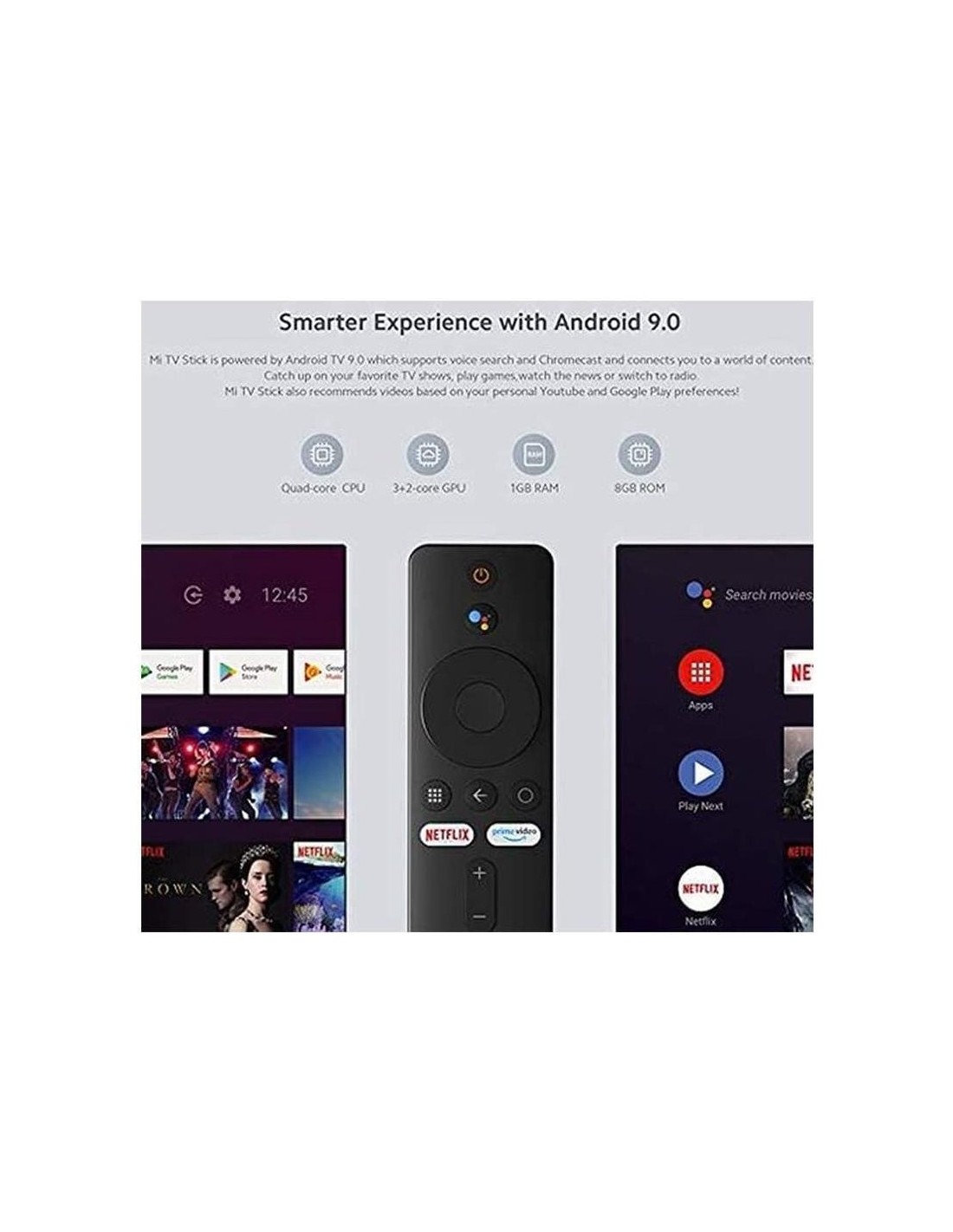 ANDROID TV XIAOMI MI STICK QUAD 1GB/8GB HDMI BLUETOOTH