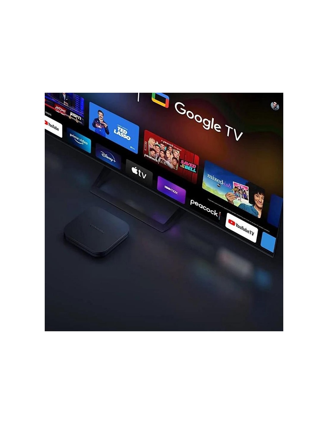 ANDROID TV XIAOMI MIBOX S 2ND 4K HDR QUAD 8GB HDMI