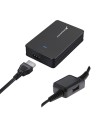 CARGADOR PORTATIL PHOENIX 40W AUTOMATICO + 5 CONECTORES + USB