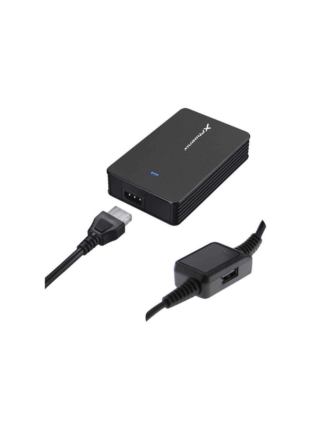CARGADOR PORTATIL PHOENIX 40W AUTOMATICO + 5 CONECTORES + USB
