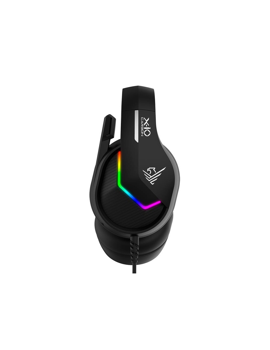 AURICULARES + MICROFONO PHOENIX X-IO GAMING RGB CARBON BLACK