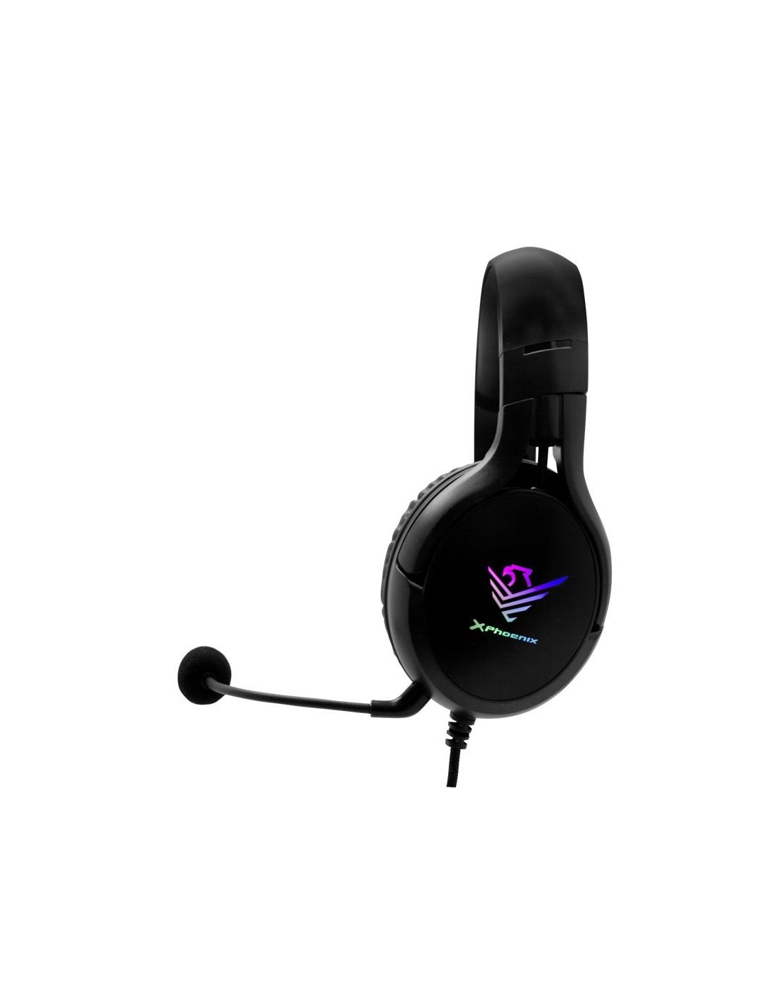 AURICULARES + MICROFONO PHOENIX GAMING X SPECTRUM RGB USB BLACK