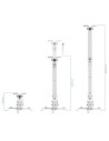 SOPORTE PROYECTOR TOOQ TECHO INCLINABLE WHITE