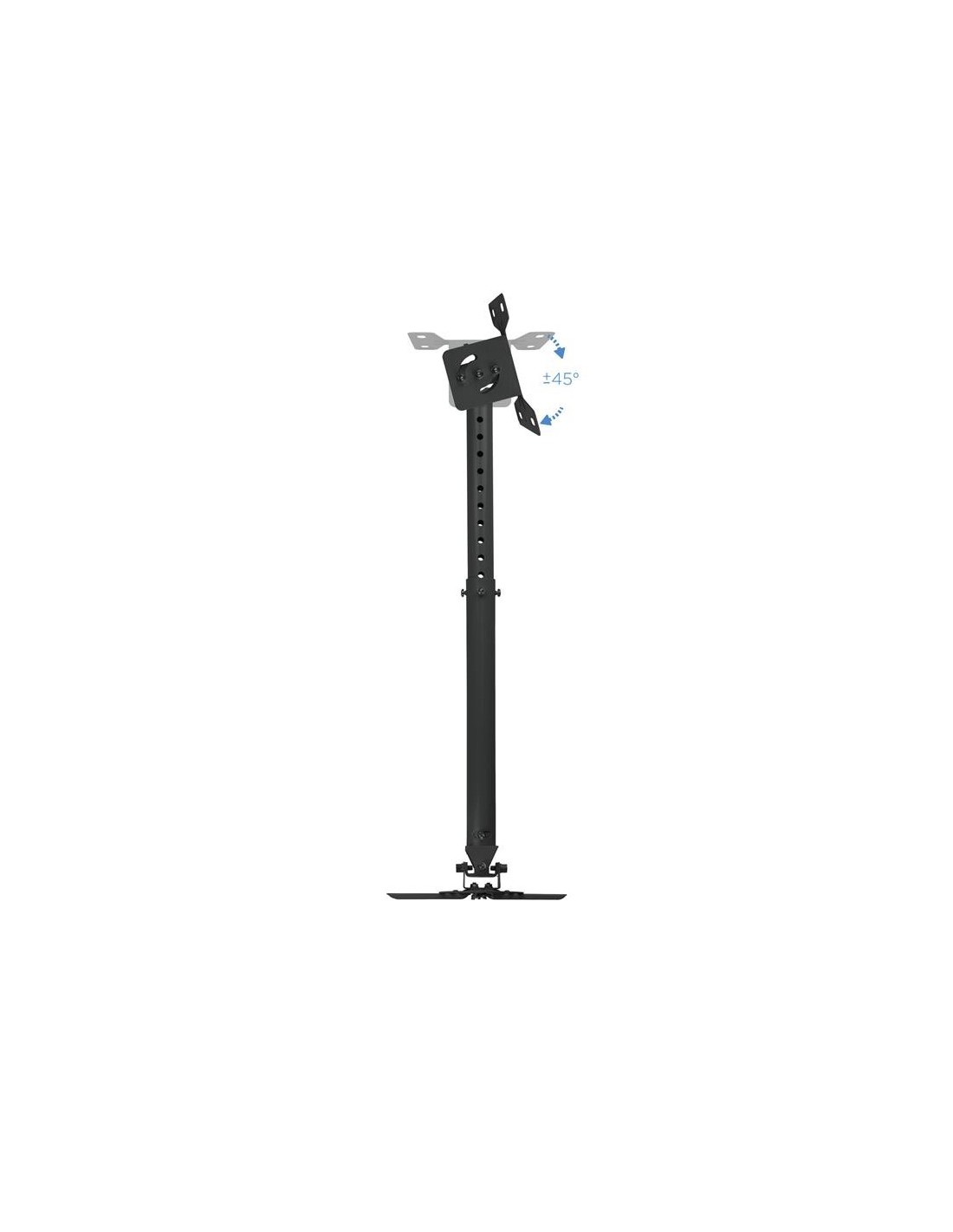 SOPORTE PROYECTOR TOOQ TECHO GIRATORIO E INCLINABLE BLACK