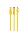 CABLE DE RED CAT.6 UTP 0.5M GEMBIRD YELLOW