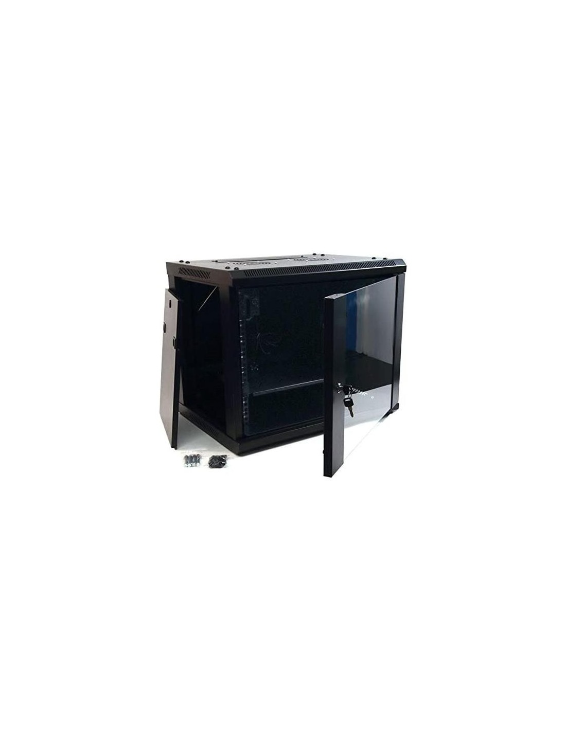 ARMARIO RACK POWERGREEN 6U 60X45 TERMOSTATO + VENTILADORES + 1 BANDEJA
