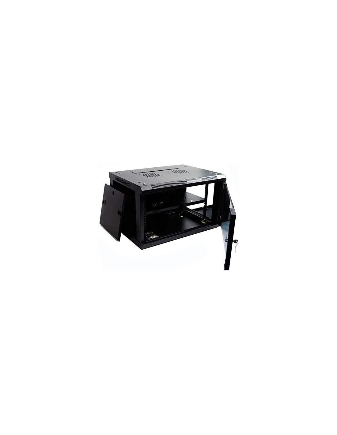 ARMARIO RACK POWERGREEN 6U 60X45 TERMOSTATO + VENTILADORES + 1 BANDEJA