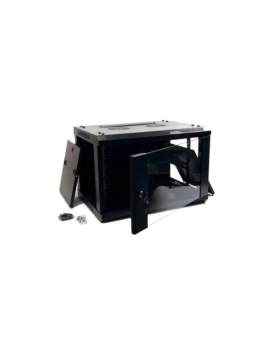 ARMARIO RACK POWERGREEN 9U 54X45  + 1 BANDEJA