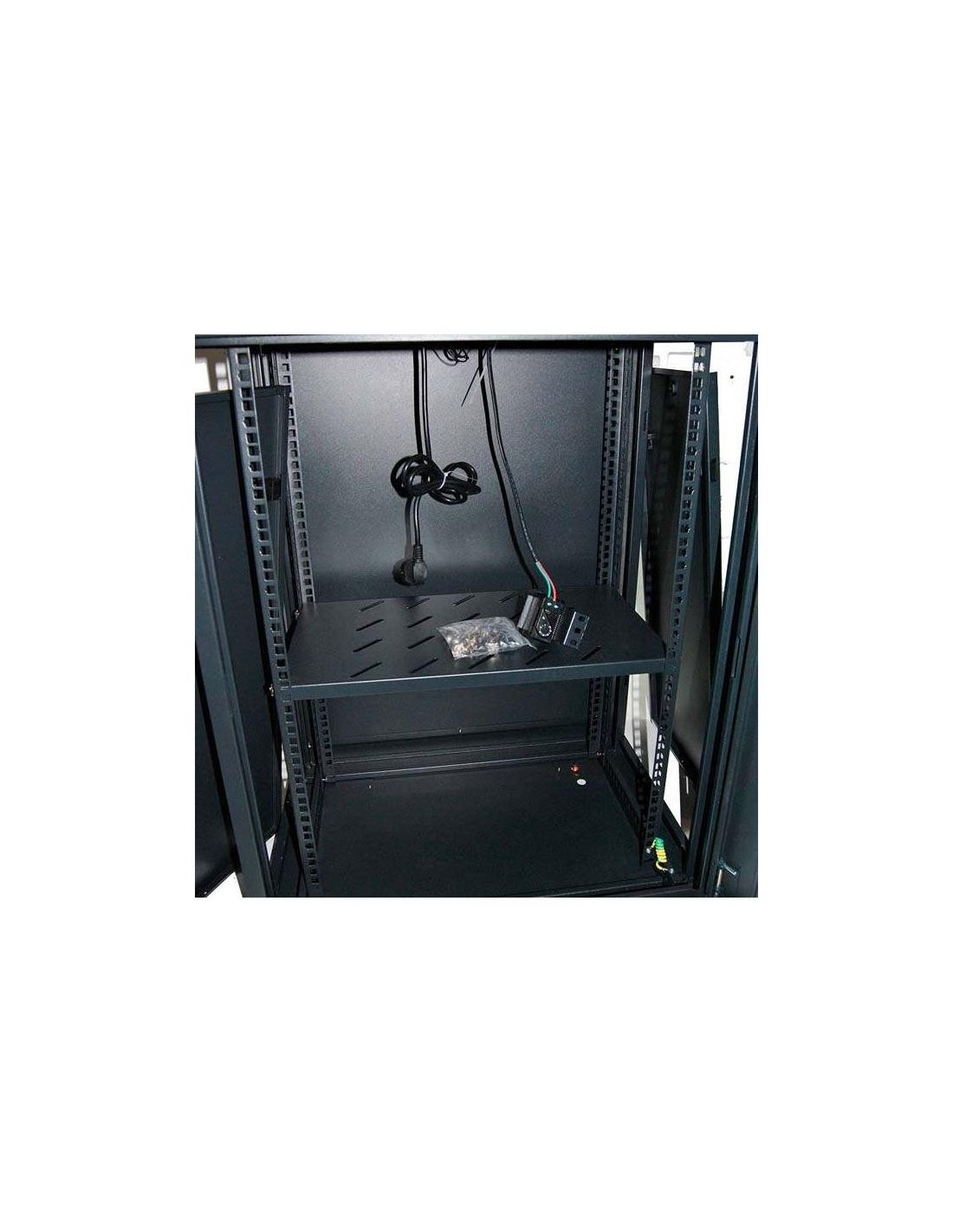 ARMARIO RACK POWERGREEN 15U 60X60 TERMOSTATO + VENTILADORES + 1 BANDEJA