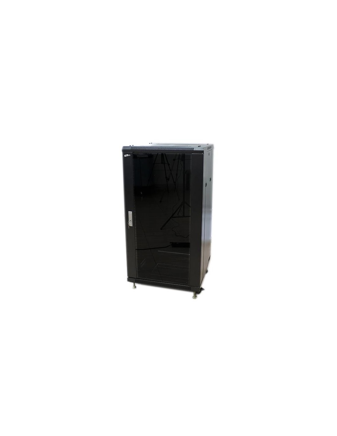 ARMARIO RACK POWERGREEN 22U 60X80 DESMONTADO PUERTAS CRISTAL Y METAL