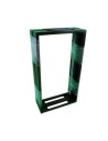 ARMARIO RACK POWERGREEN 42U 80X80 DESMONTADO PUERTAS PERFORADAS METAL