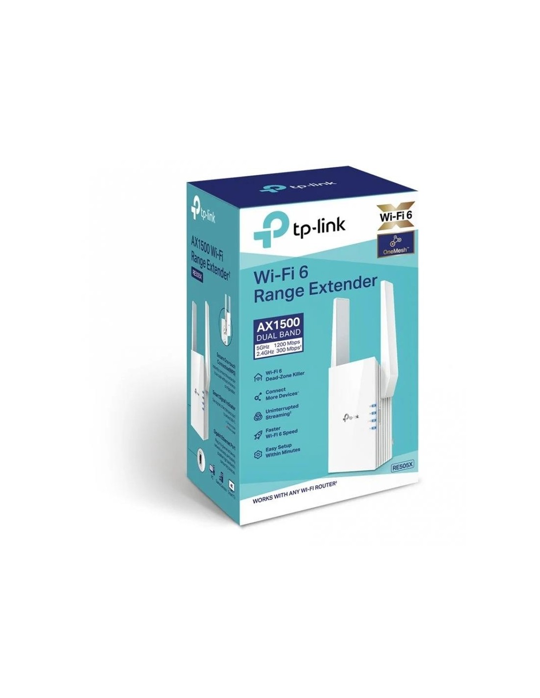 WIRELESS REPEATER TP-LINK RE505X DUAL BAND AX1500 WIFI 6