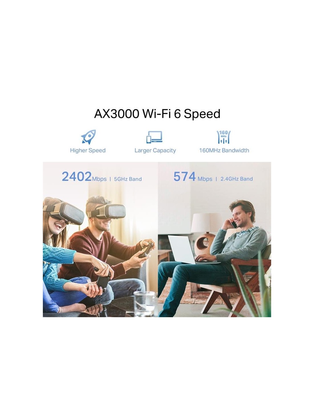 WIRELESS REPEATER TP-LINK RE705X DUAL BAND AX3000 WIFI 6
