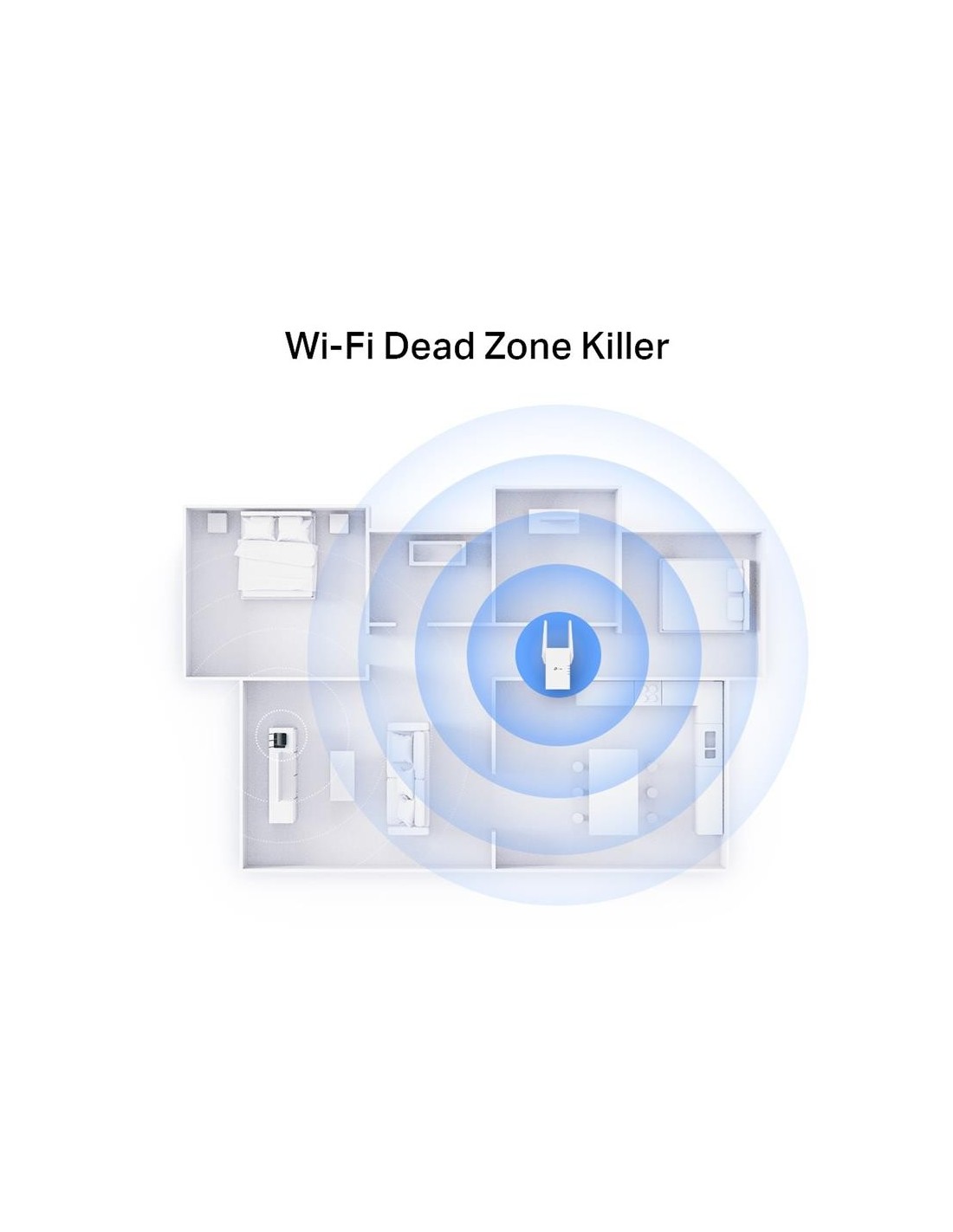 WIRELESS REPEATER TP-LINK RE705X DUAL BAND AX3000 WIFI 6